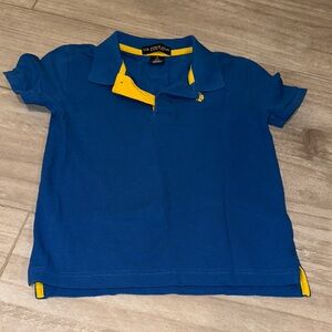 U.S. Polo Assn. Kids Polo Shirt in Blue and Yellow